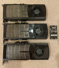 3 SLI EVGA NVIDIA GeForce GTX 480 1.5GB GDDR5 PCI-E