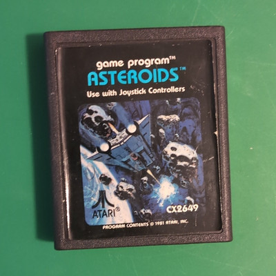 Atari Asteroids - Atari 2600 1981 Shooter Asteroids Series Game Cartridge