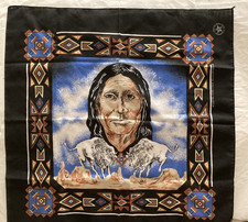 Vintage Bandana Handkerchief SouthWestern Native US Aztec Woronowicz 16463
