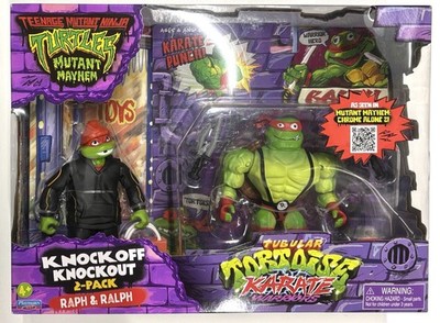 TMNT Mutant Mayhem Knock off Knockout Karate Warrior Raph & Ralph