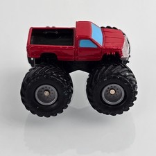 Galoob Micro Machines Tuff Trax Monster Truck Red with Blue Windows and MM logo