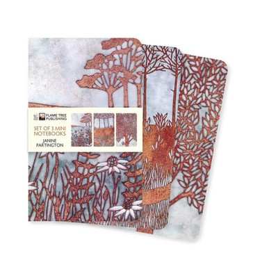 Janine Partington Set of 3 Mini Notebooks | Flame Tree Publishing | Englisch