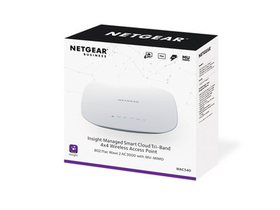Netgear Insight Managed Smart Cloud Tri-band Wireless Access Point WAC540