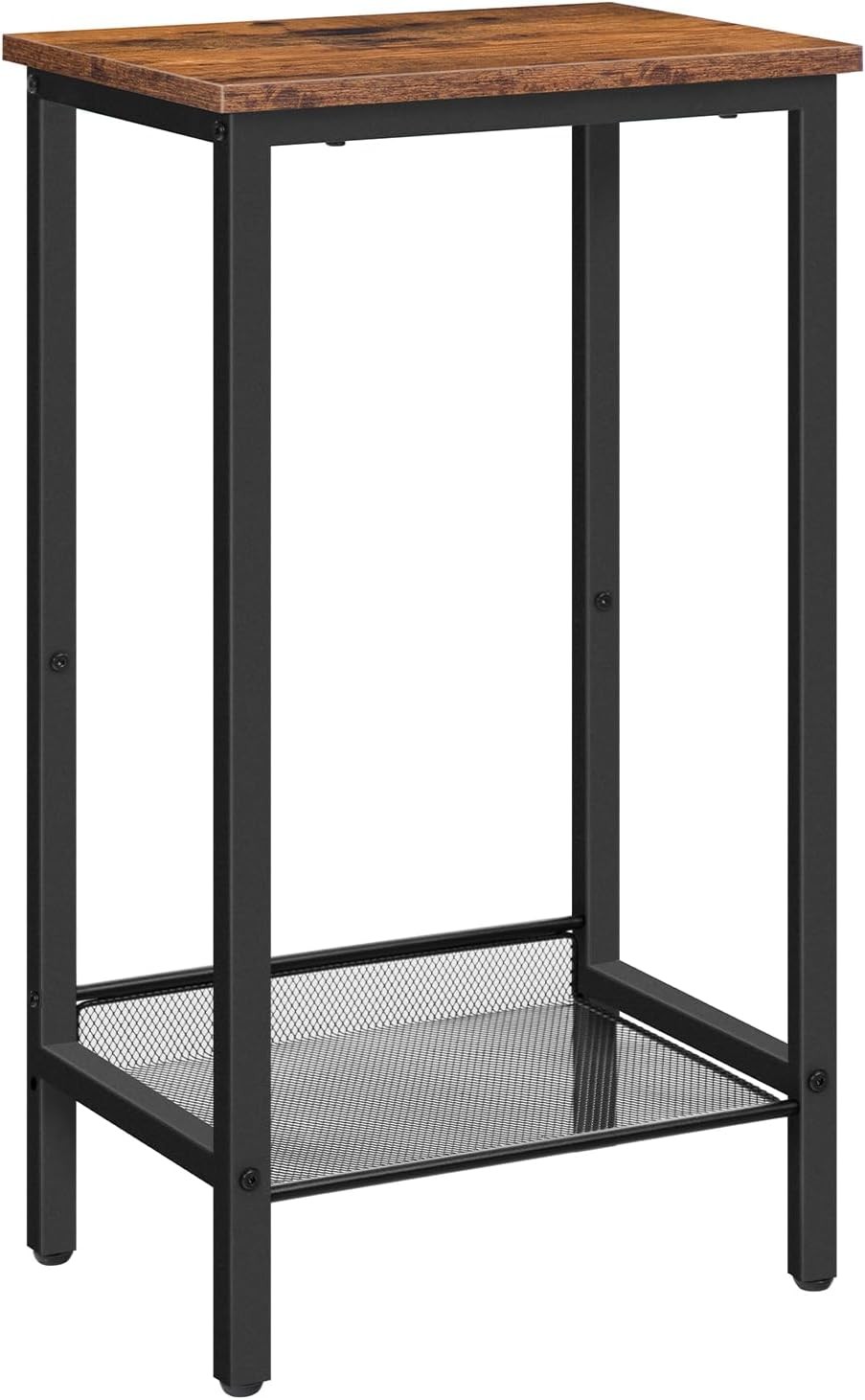 HOOBRO Tall Side Table, Small Hallway Table, Narrow Bedside Table Telephone Tab