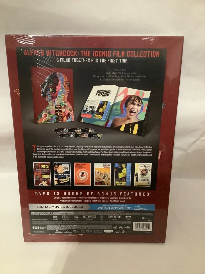 Alfred Hitchcock: The Iconic Film Collection 4K  LTD Edition w/ 38 Page Book Foto 2 de 4