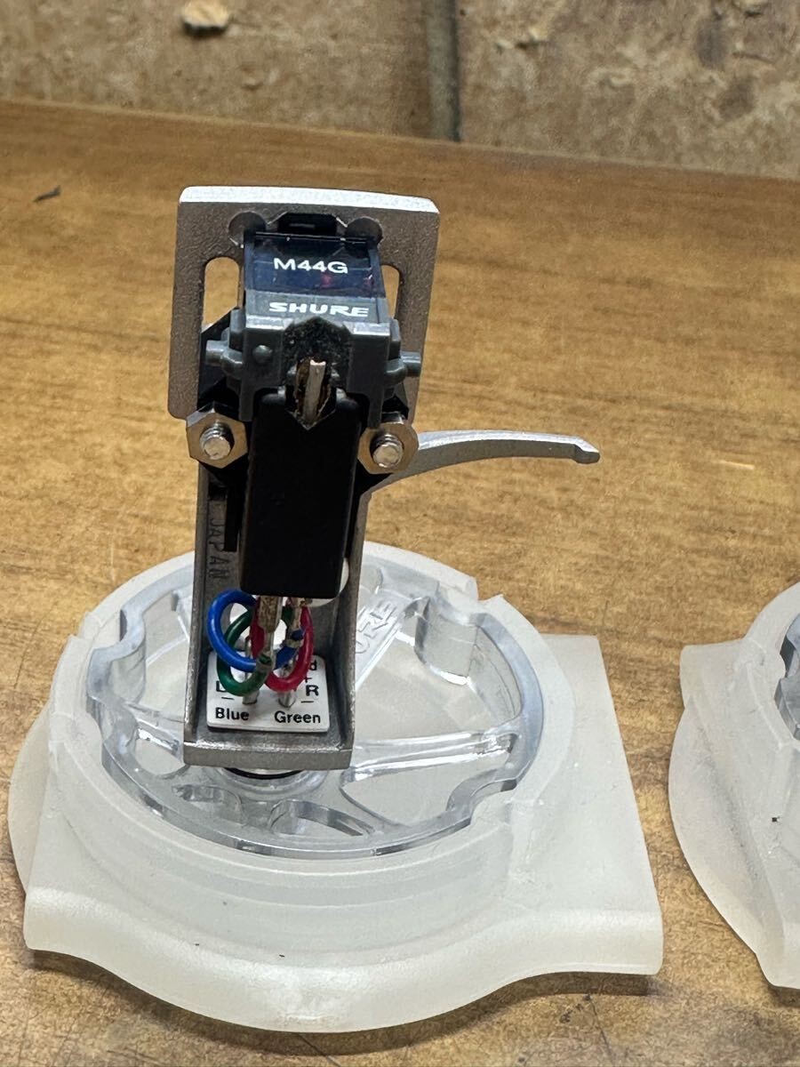 Used Headshell Technics with SHURE M44-G Cartridge Set of 2
