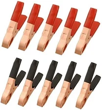 Alligator Clips Terminal Test Clamps 10 Pack