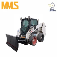 70" Hydraulic tilt Skid Steer Loader Soil Snow Plow Blade bulldozer for Bobcat