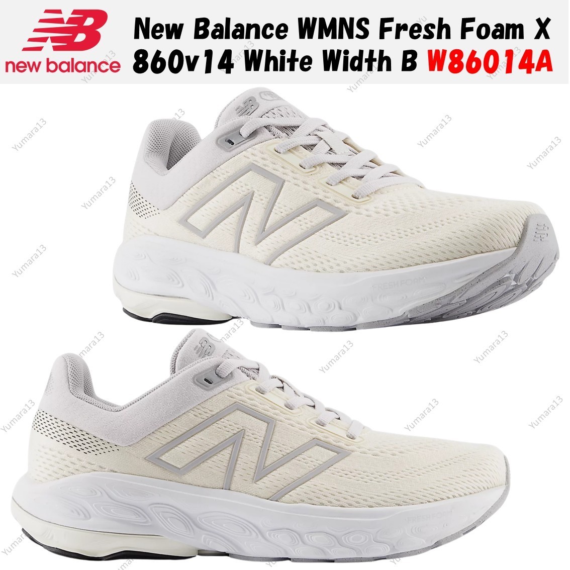 New Balance WMNS Fresh Foam X 860v14 White Width B W86014A Women's