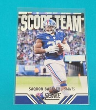 2021 Score Score Team #ST20 Saquon Barkley New York Giants FOOTBALL Card d