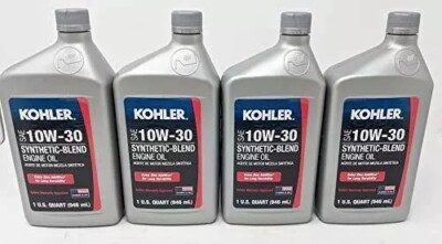 Kohler (Pack of 4) 25 357 65-S Synthetic Blend SAE 10W-30 4-Cycle Engine Oil