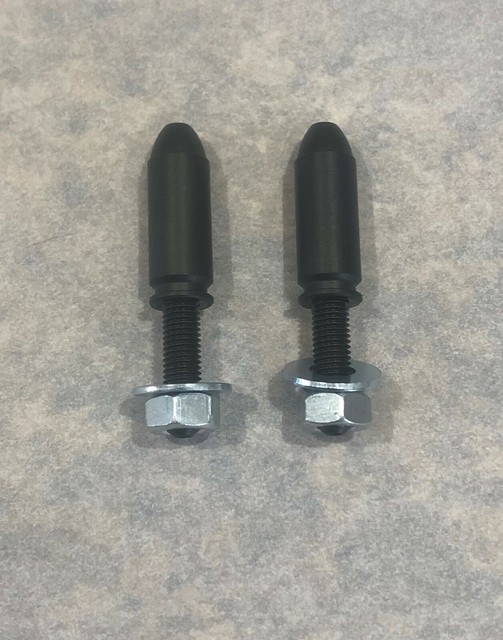 10MM BLACK BULLET LICENSE PLATE BOLTS FOR HARLEY DAVIDSON MOTORCYCLES