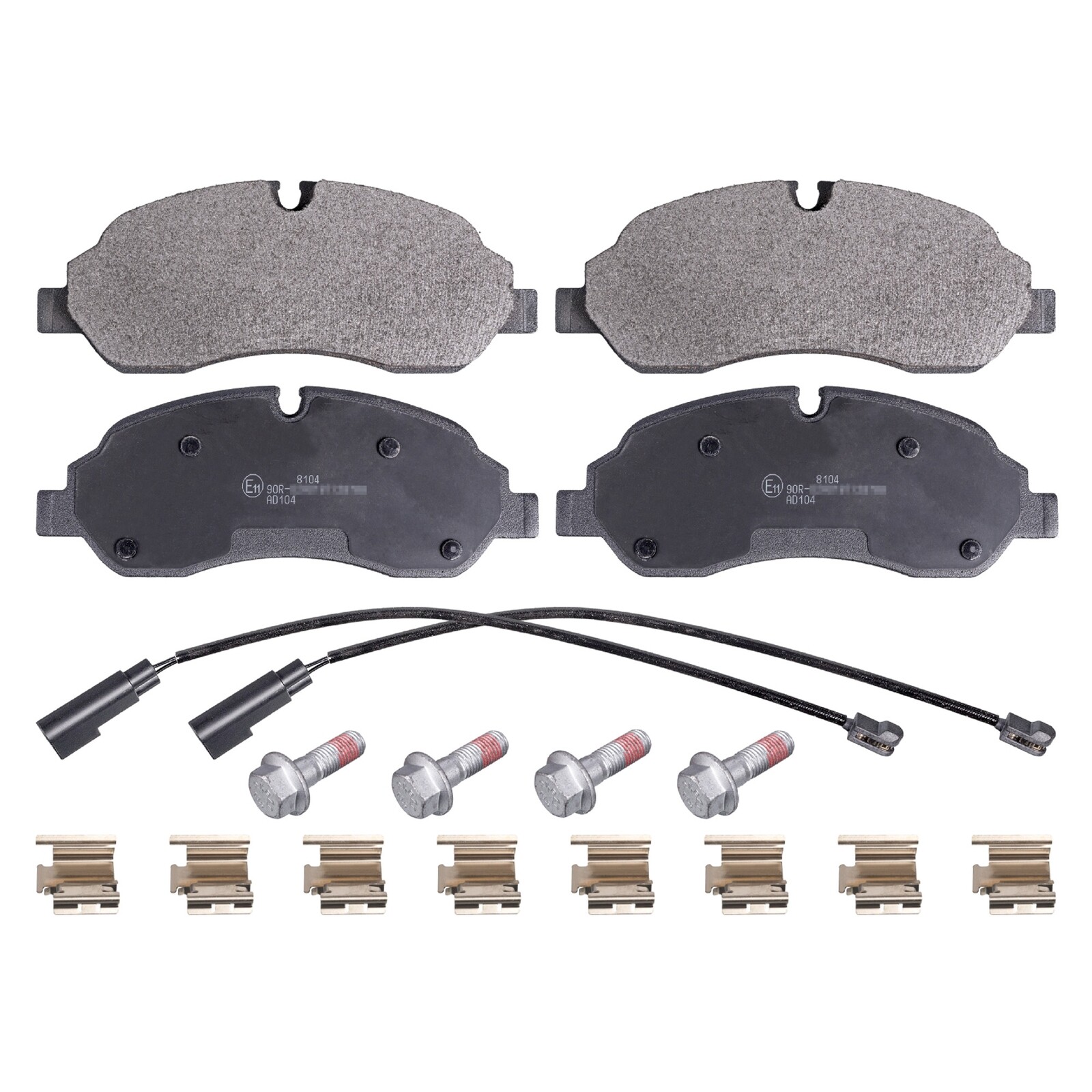 Febi Bilstein Brake Pad Set 16955 - OE Matching Quality and Precision Fit