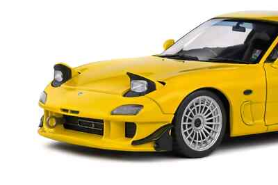 1/18 Mazda RX-7 FD RS 1994 JDM Style Yellow Diecast Model Car by