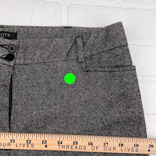 Talbots Pantsuit Women 12P Black White Heritage Wool Silk Stretch Ukraine - Picture 14 of 18