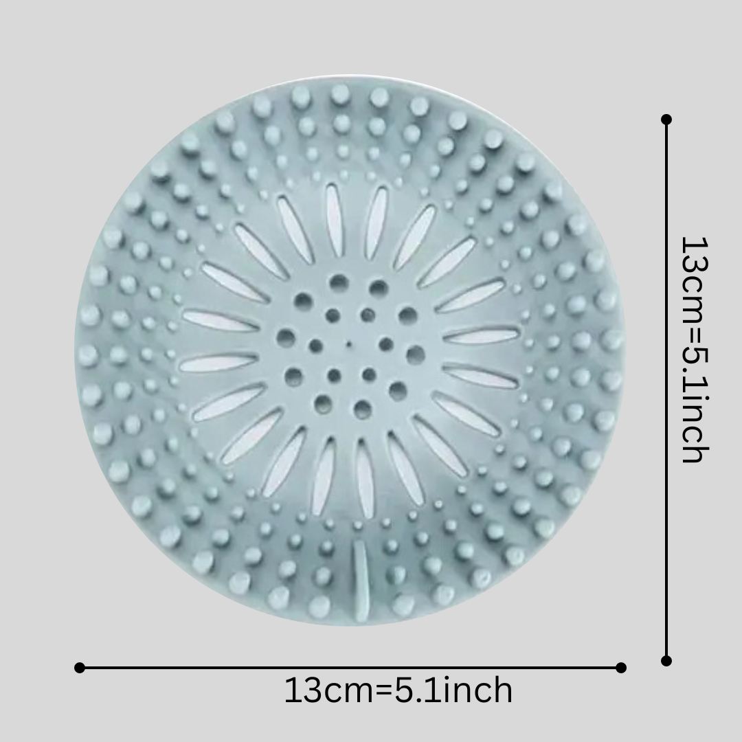Round Drain Hair Catcher Sink Strainer Hair Trap Cover Bathroom Shower ...