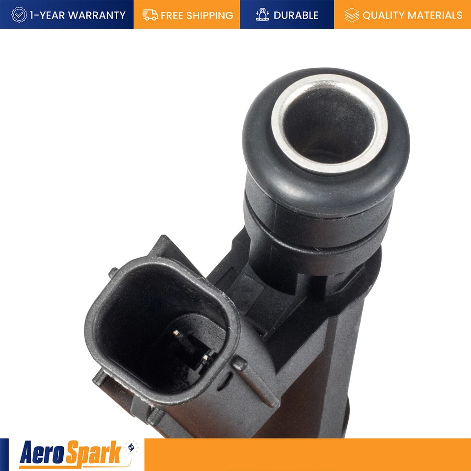 Set of 4 Fuel Injector for 2014-2016 Nissan Versa Note 1.6L l4 FJ1192 166001KT0A - Image 3 of 4