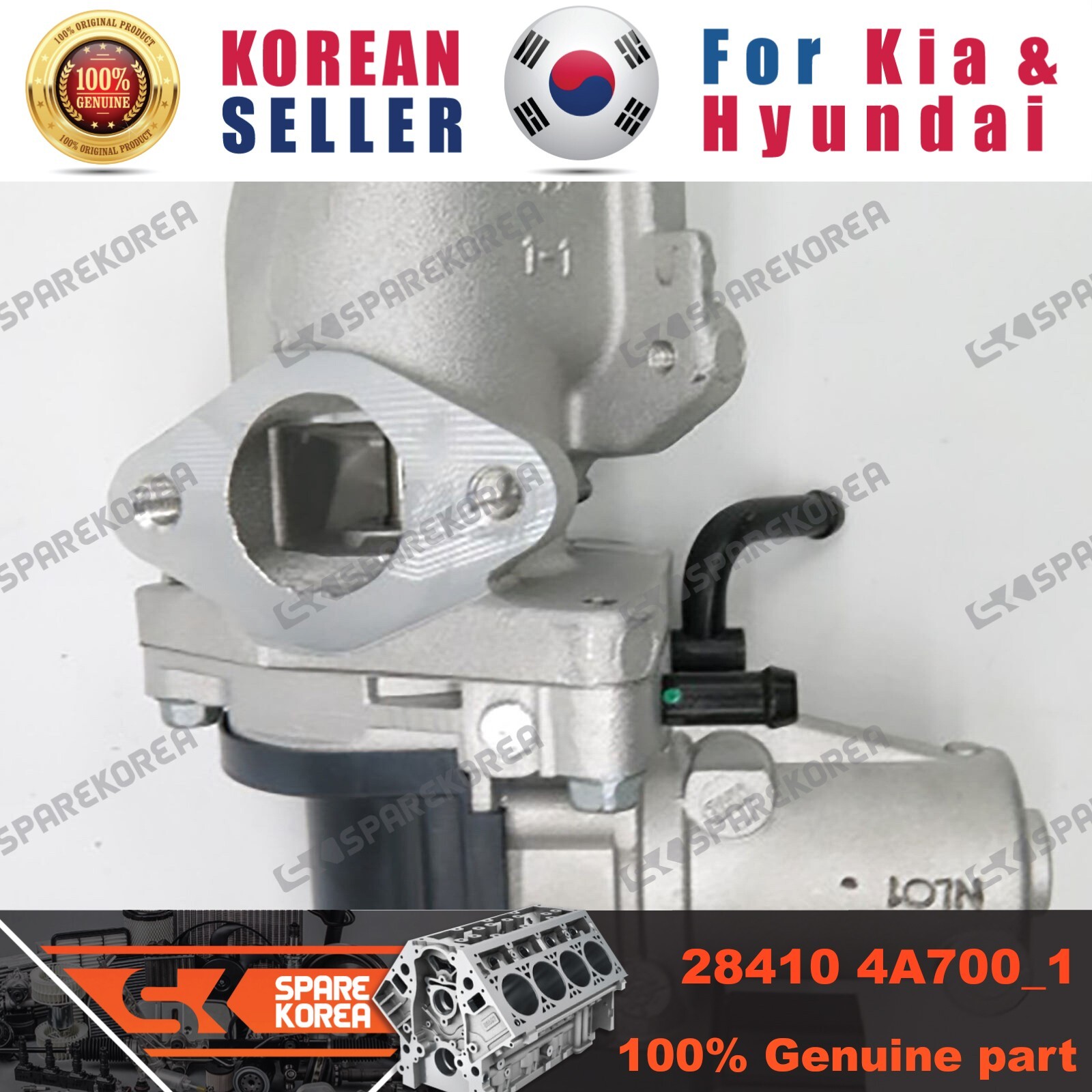 Genuine/OEM 284104A700 VALVE ASSYEGR for Hyundai Grand Starex eBay