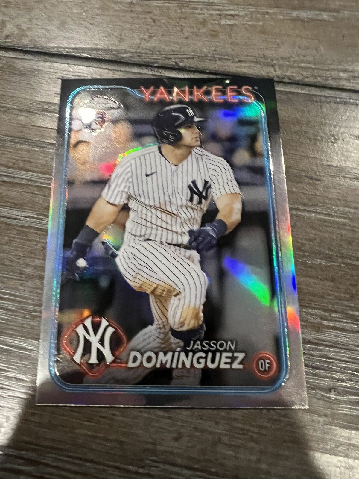 2024 Topps Chrome Jasson Dominguez Sepia Refractor RC #89 New York Yankees