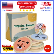 Kids Stepping Stones – Balance Play Set for Indoor & Outdoor Obstacle Course Fun