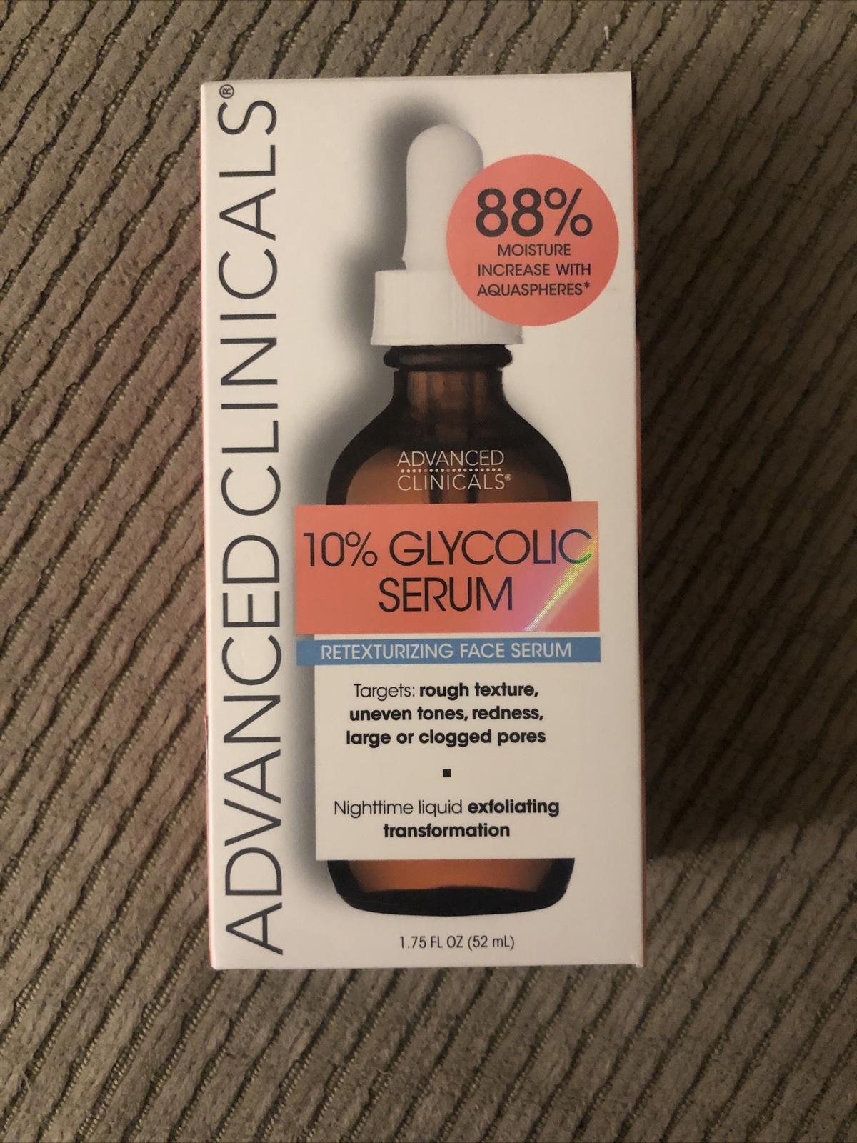 advanced clinicals 10 glycolic serum