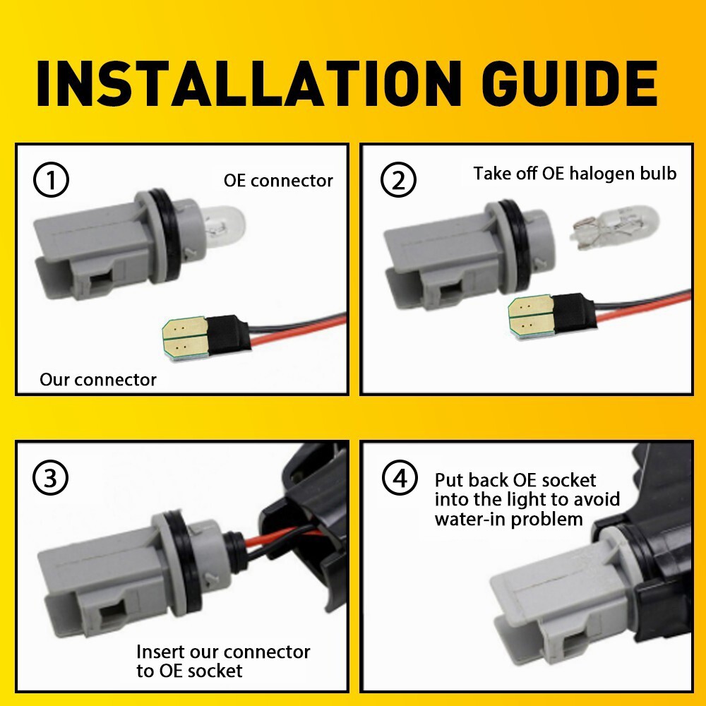Purchase 73-79 Ford Truck 78-79 Bronco Van Side Marker Signal Light Lense Assembly OEM 91 In - Foto 11