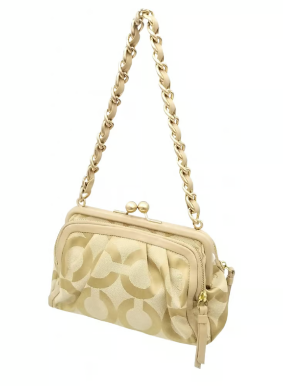 バッグ Coach Optic Signature Bag & Coin Case NICE Coach Ltd Ed Optic Mini Signature C Mini Keychain Fob