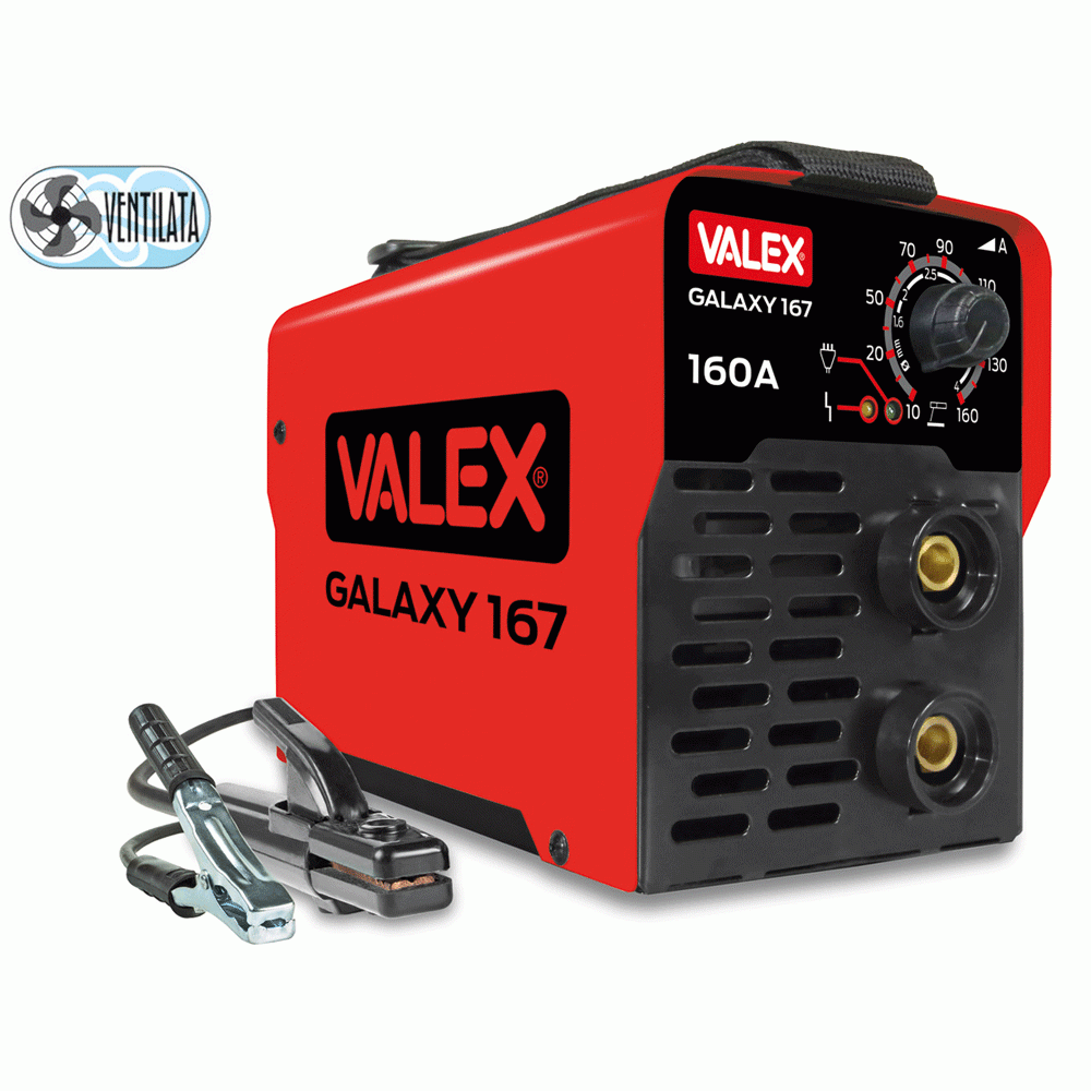 VALEX SALDATRICE INVERTER A ELETTRODO GALAXY 167 VALEX LEGGERA COMPATTA 1851117