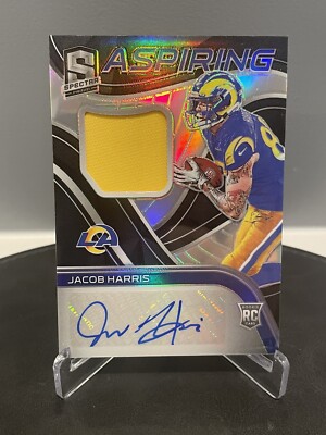 2021 Spectra - JACOB HARRIS Aspiring Patch Autographs Rookie /99 (#APA-JH) SP RC