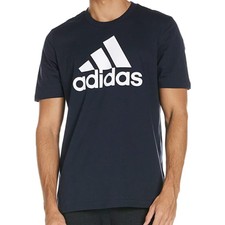 Adidas Men's T-Shirt Essentials Big Logo Cotton Crewneck Short Sleeve Active Tee