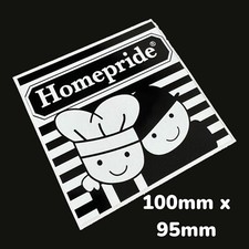 Homepride Fred  Flour Classic Vintage Vinyl Sticker Kitchen Baking Cook Bake Tin