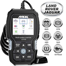 ANCEL LD700 All Systems Diagnostic Scanner Fits for Land Rover OBD2 ABS SRS TPMS