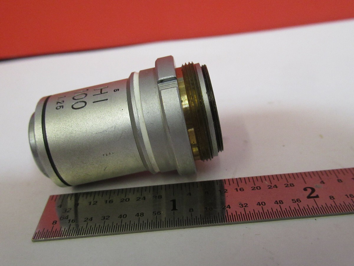 NIKON JAPAN OPTICS 100X HI OBJECTIVE LENS MICROSCOPE PART AS NIKON JAPAN OPTICS 100X HI OBJECTIVE LENS MICROSCOPE PART AS
