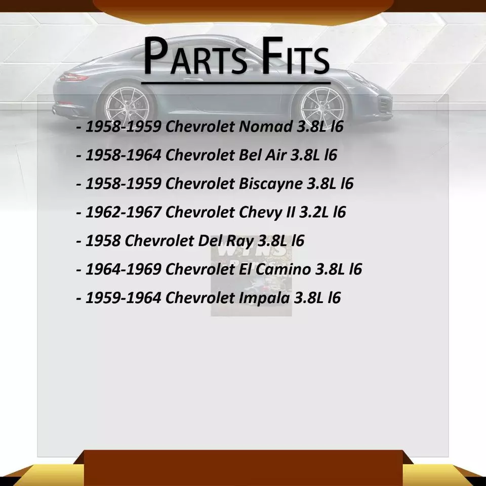 Soportes de motor delanteros 2x para Chevrolet Impala 1959-1964 3,8 L Foto 2 de 4