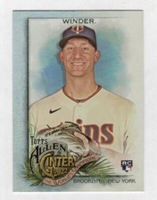 2022 Topps Allen & Ginter Silver Foil Josh Winder RC #256 Minnesota Twins