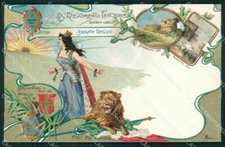 Military Infantry 45 Regiment Brigade Reggio Borgoforte postcard MT8469