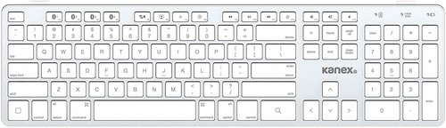 Kanex Bluetooth Multi-Sync Keyboard, White (QWERTYX-V2) - 第 1/1 張圖片