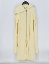 Women's TOV Classic Front Zip Sweater Dress in Cream Size EUR 40