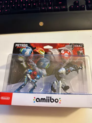 Metroid Dread Nintendo Amiibo - Samus and E.M.M.I. (2 Pack Set) NEW RARE VHTF
