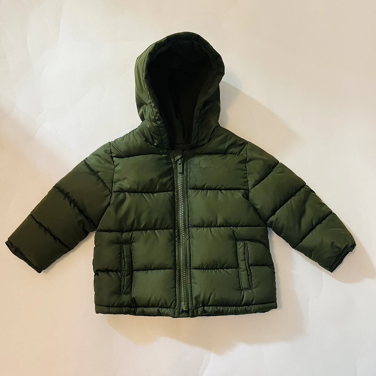 Boys top green coat
