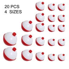 Dr.Fish Lot 20 ABS Float Bobbers Christmas Decarator Fishing Tackle Accessories