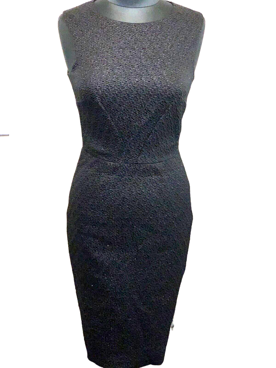 Dolce and Gabbana D&G textured Brocade shift pencil office Dress 