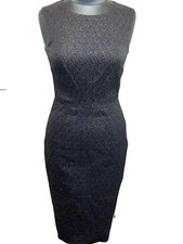 Dolce and Gabbana D&G textured Brocade shift pencil office Dress 42 UK10US6EU36