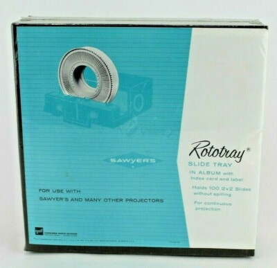 NEW GAF Rototray 100 Photo Slide Tray 2X2 Slides GAF & Sawyer Projectors SEALED