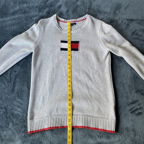 Tommy Hilfiger Vintage Youth Long Sleeve Crew Neck Sweater Large - Picture 7 of 13