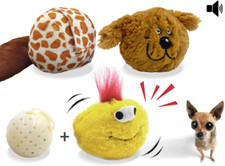 Interactive Dog Toy, Plush Electric Dog Toy, Vibrating and Squeaky, Battery Oper