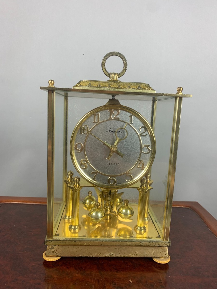 Nisshin M-448 Master 400 day Anniversary VTG Mantle Clock