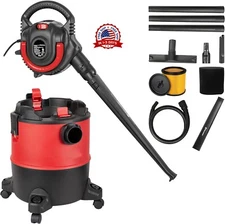 aspiradora para auto carro casa electrica de 6 Galones seco mojado POTENTE 5 hp