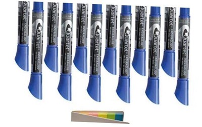 Dry Erase Markers, Whiteboard Markers, Chisel Tip, EnduraGlide, BOLD COLOR, 