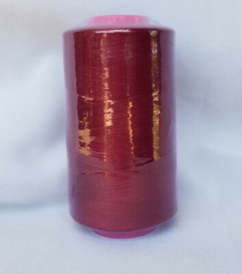 1 Big Spool Burgundy Serger Sewing Machine Thread 6000 YDS Cone Quality T27 S/2
